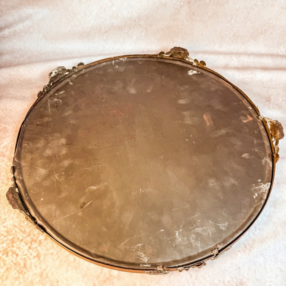 Antique French Gilt Beveled Mirror Tray - Picture 5 of 7